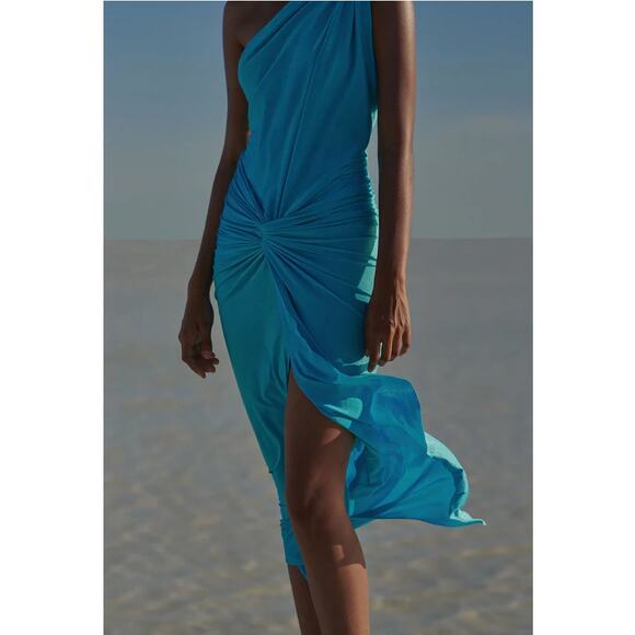BAOBAB‎ Dress Womens Large Blue Lazuli Miamar Coverup Maxi - Picture 4 of 15